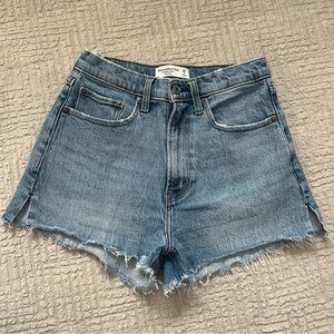 Abercrombie Curve Love High-Rise Mom Shorts